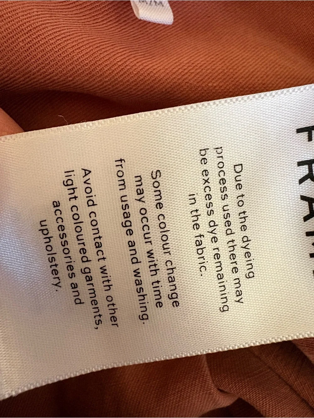 Frame Denim frame size